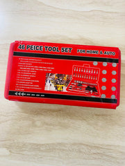 Professional 46-Piece Socket Wrench Set – Auto & Bike Maintenance