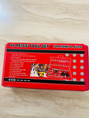 Professional 46-Piece Socket Wrench Set – Auto & Bike Maintenance