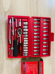 Professional 46-Piece Socket Wrench Set – Auto & Bike Maintenance