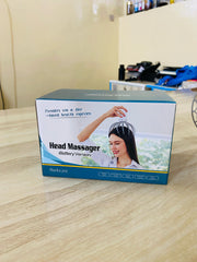 Rechargeable 3D Scalp Massager – 4 Kneading Heads for Stress Relief