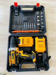 100% Copper 21V Cordless Drill – Wireless, High-Torque & Rechargeable