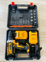 100% Copper 21V Cordless Drill – Wireless, High-Torque & Rechargeable