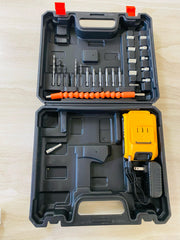 100% Copper 21V Cordless Drill – Wireless, High-Torque & Rechargeable