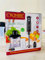 4-in-1 Hand Blender Set – 800W Powerful Mixing, Beating & Frothing