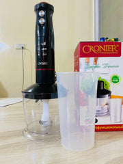 4-in-1 Hand Blender Set – 800W Powerful Mixing, Beating & Frothing