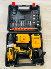 100% Copper 21V Cordless Drill – Wireless, High-Torque & Rechargeable