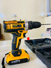 100% Copper 21V Cordless Drill – Wireless, High-Torque & Rechargeable