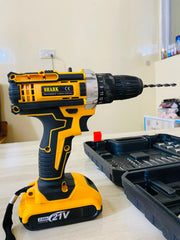 100% Copper 21V Cordless Drill – Wireless, High-Torque & Rechargeable