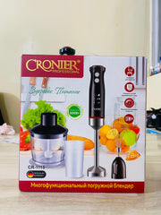 4-in-1 Hand Blender Set – 800W Powerful Mixing, Beating & Frothing