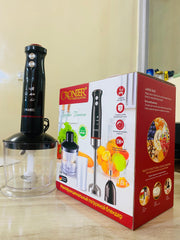 4-in-1 Hand Blender Set – 800W Powerful Mixing, Beating & Frothing